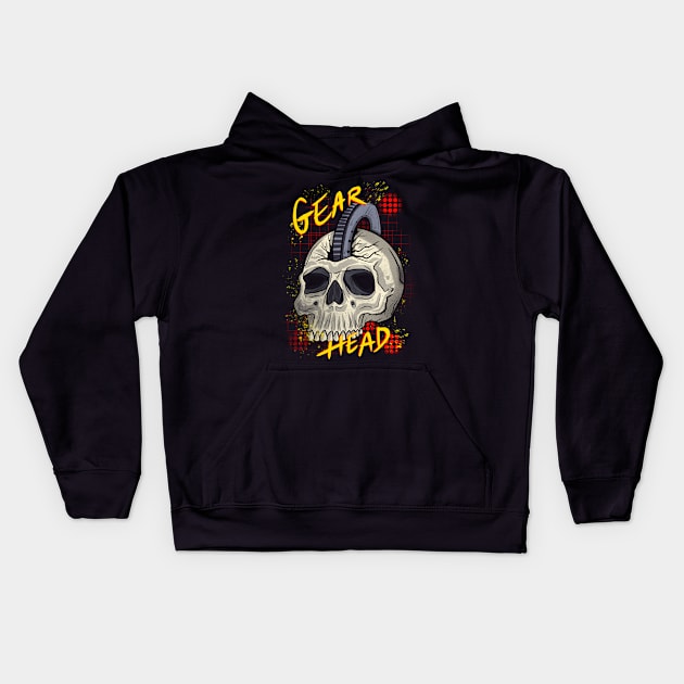 Gear head Kids Hoodie by Chillateez 